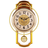 European-Style Retro Pendulum Wall Clock - Vintage-Inspired Elegance for Your Home