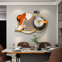 American Metal Wall Clock - Luxury Circular Elegance