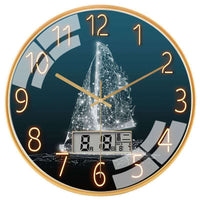 Atmospheric simple living room wall clock with a fashion creative design, perfect for modern home decor.