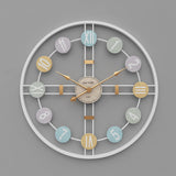Elegant Iron Mute European Wall Clock - Timeless Elegance for Your Space