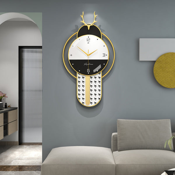 Metal Deer Wall Clock | Metal Wall Clock | ClockDeco