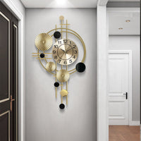 Luxury Metal Art Clock | Universe Circle Wall Clock | ClockDeco