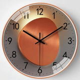 Modern Shadow Clock Wall Clock with silent movement and sleek plexiglass mirror surface, ideal for living rooms, hallways, and offices.