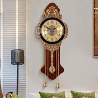 European Elegance: Pure Copper Wall Clock for Stylish Living Spaces