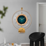Concentric Circles LED Wall Clock for Luxurious Home Decor