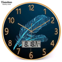 Atmospheric simple living room wall clock with a fashion creative design, perfect for modern home decor.