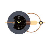 Square Iron Art Wall Clock - Creative Elegance and Versatile Design