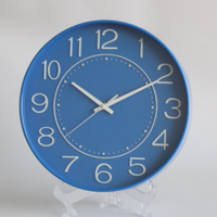 Creative fashion mute wall clock with a three-dimensional design for a stylish and tranquil home living room decor.