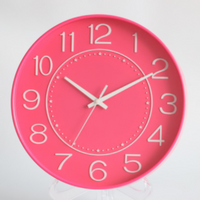 Creative fashion mute wall clock with a three-dimensional design for a stylish and tranquil home living room decor.